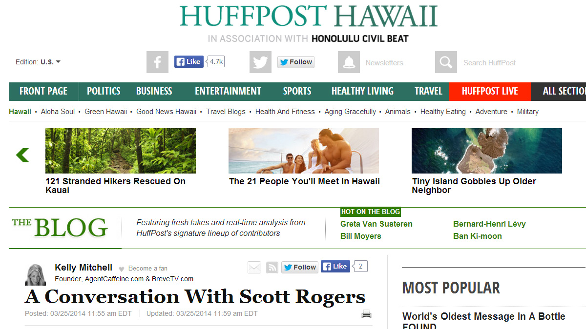 Scott on Huffington Post